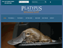 Tablet Screenshot of platypushouse.com.au
